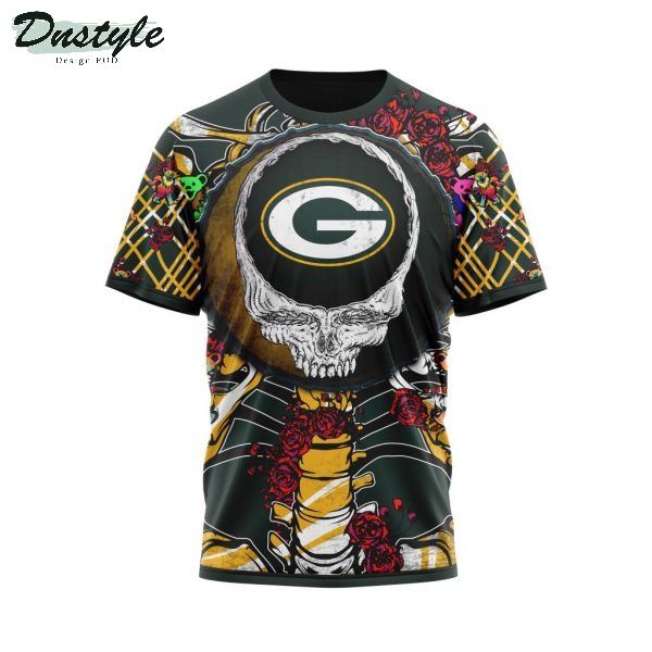 NFL Green Bay Packers Mix Grateful Dead Personalized 3D Hoodie
