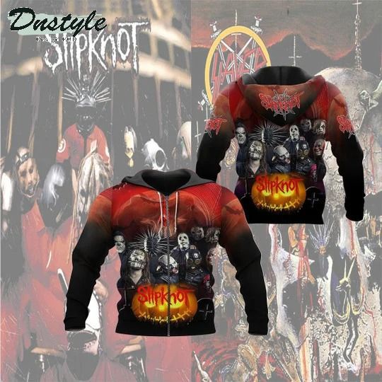 Slipknot 3d all over printed zip hoodie