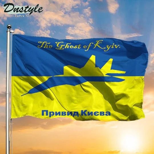 The Ghost Of Kyiv Ukrainian Flag