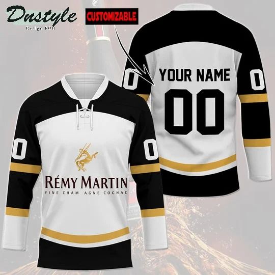 Remy martin custom name and number hockey jersey