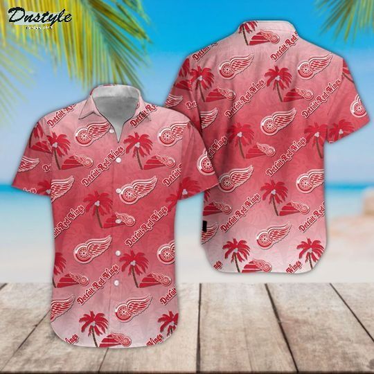 Detroit Red Wings hawaiian shirt
