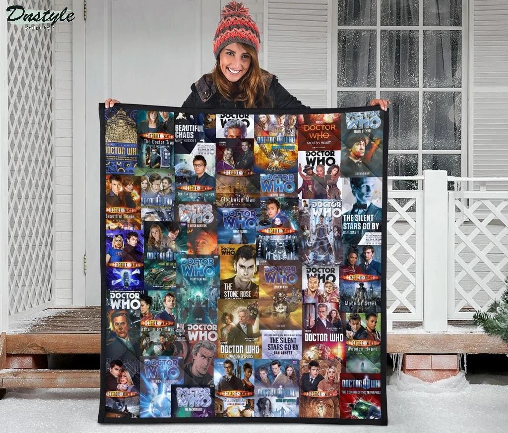 Doctor Who Book Covers Quilt