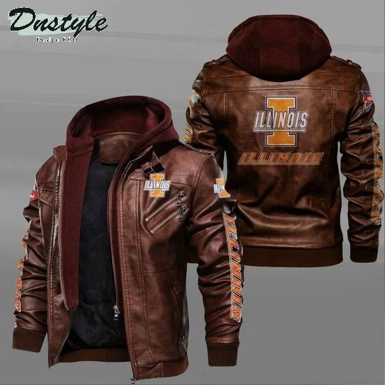 Illinois Fighting Illini leather jacket
