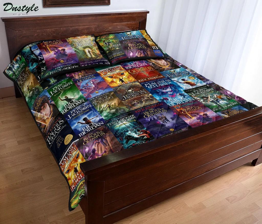 Rick Riordan Percy Jackson and Magnus Chase bed quilt