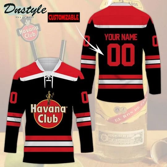 Havana club custom name and number hockey jersey