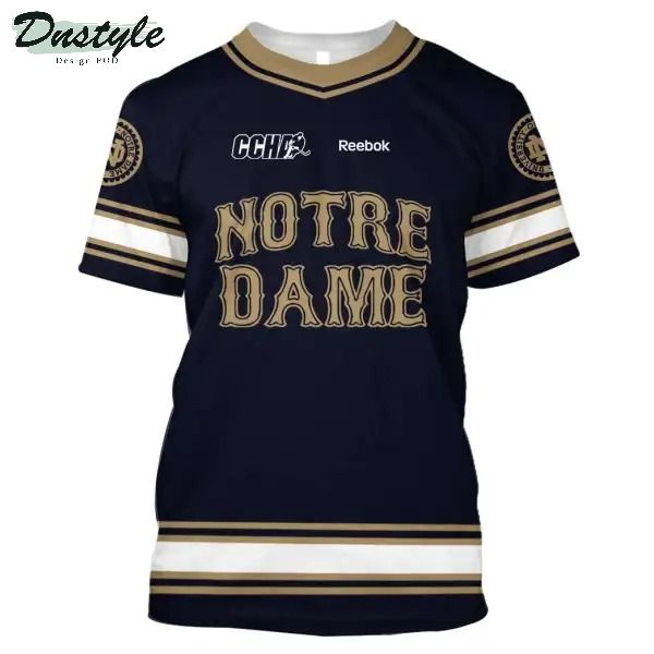 Personalized Notre Dame Fighting Irish NHL 3D Full Printing Hoodie