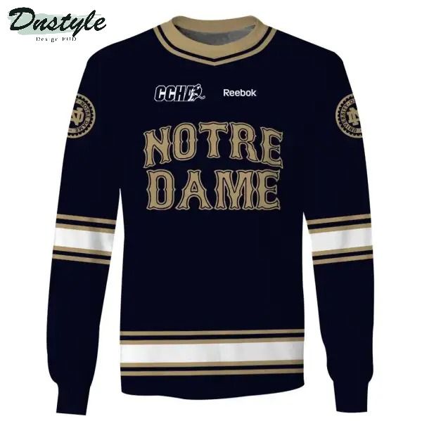 Personalized Notre Dame Fighting Irish NHL 3D Full Printing Hoodie