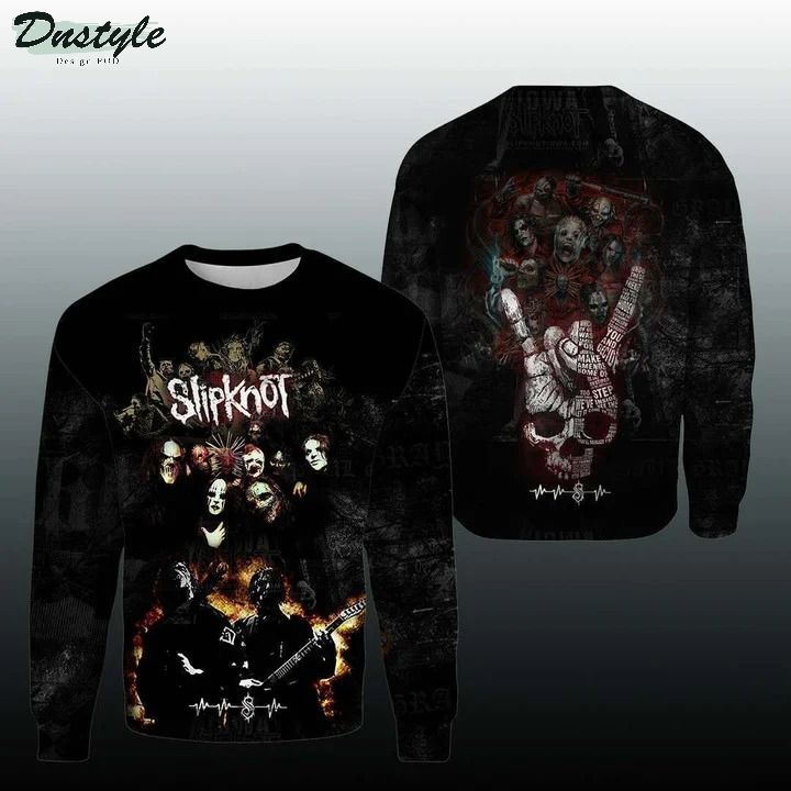 Slipknot band 3d all over printed hoodie