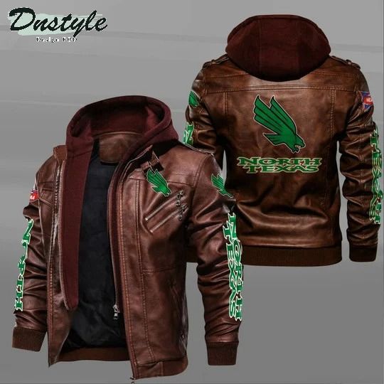 North Texas Mean Green NCAA leather jacket