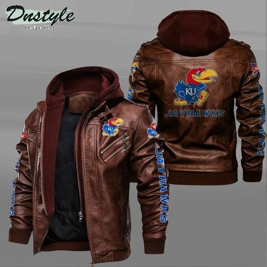 Kansas Jayhawks NCAA leather jacket