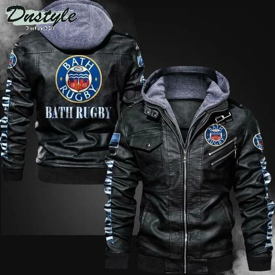 Bath Rugby leather jacket