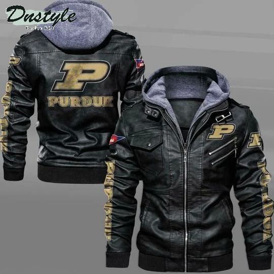 Purdue Boilermakers NCAA leather jacket