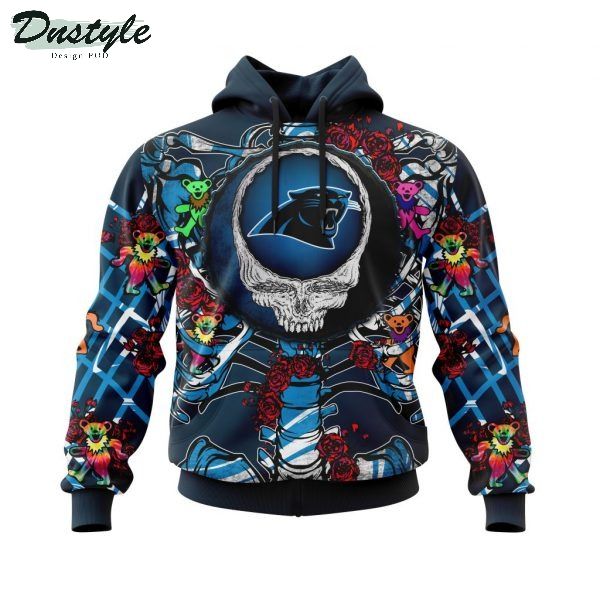 NFL Carolina Panthers Mix Grateful Dead Personalized 3D Hoodie