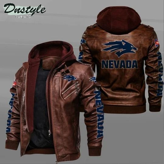 Nevada Wolf Pack NCAA leather jacket