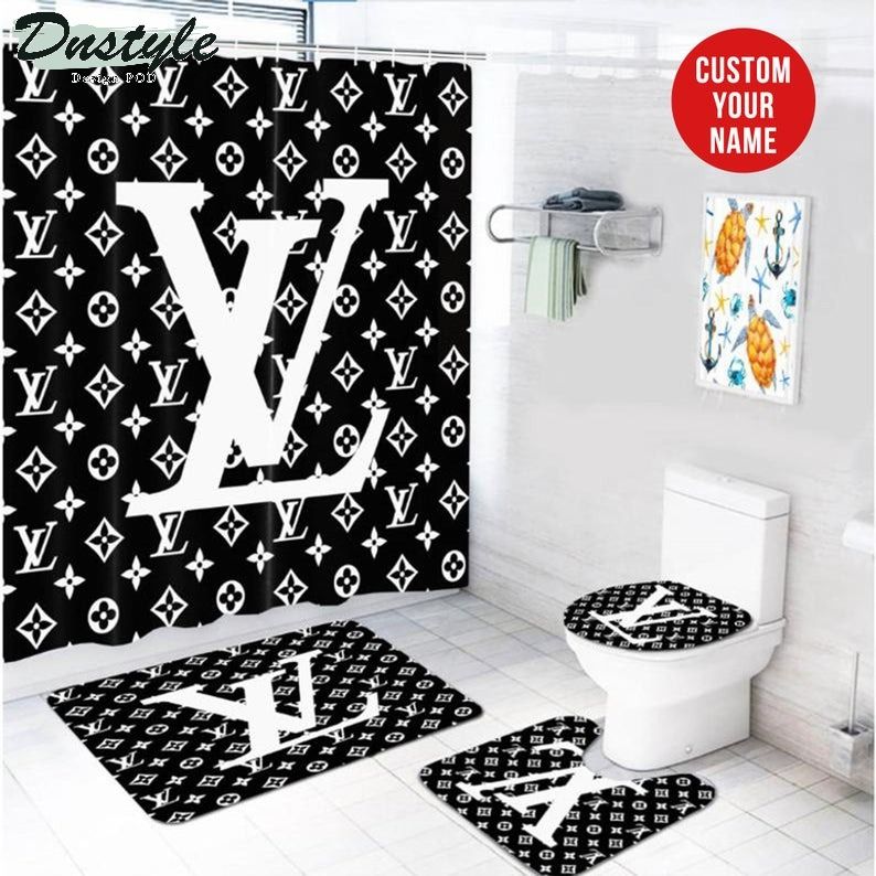 Lv Luxury Type 35 Bathroom Mat Shower Curtain