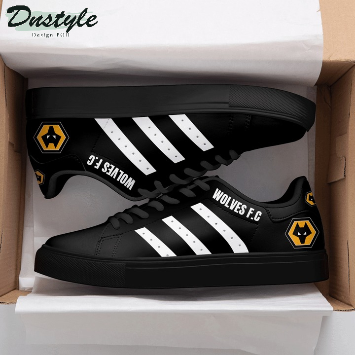 Wolves F.C Black Stan Smith Low Top Shoes