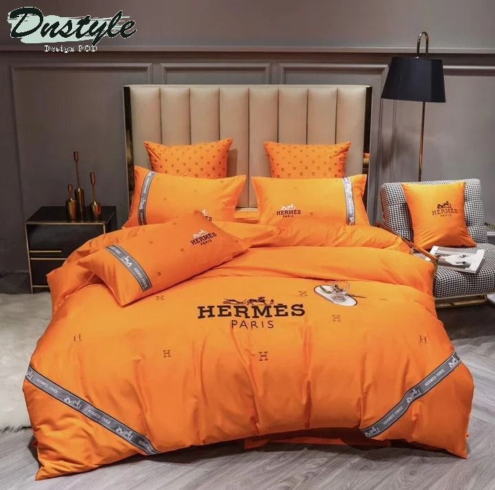 Hermes paris #49 luxury bedding sets quilt sets duvet cover luxury brand bedroom sets