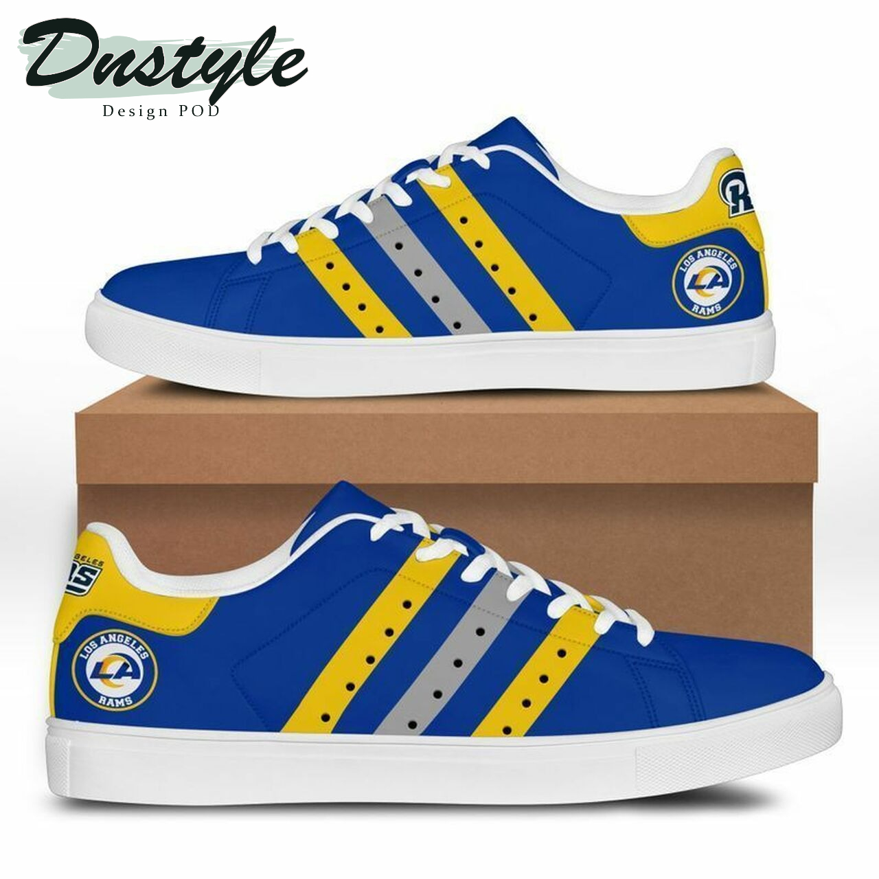 Los angeles rams stan smith low top skate shoes NFL