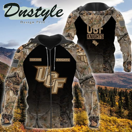 UCF Knights NCAA Hunting Camo Personalized 3d Hoodie