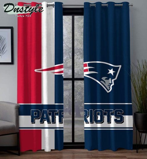 New England Patriots NFL Window Curtains