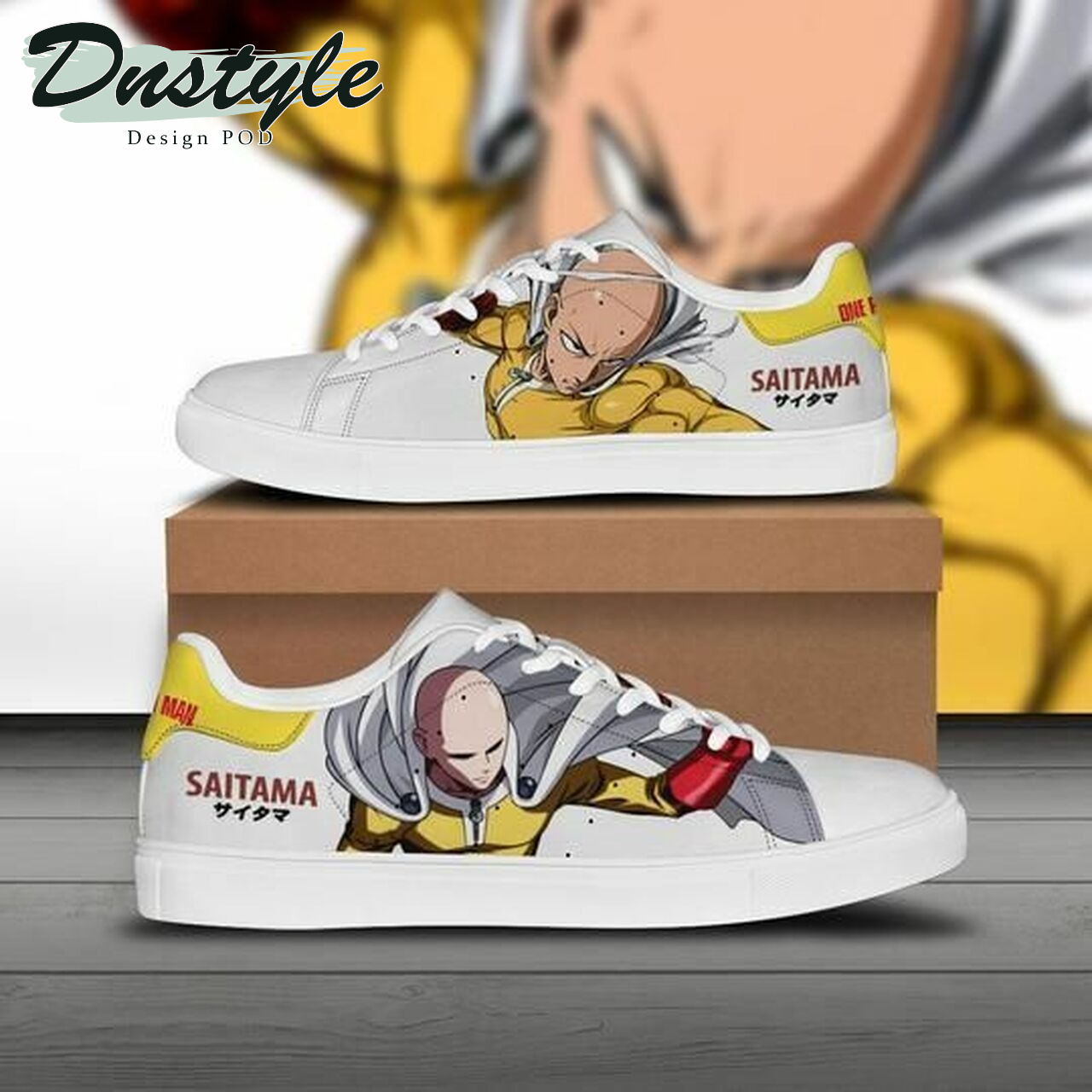 NFL saitama one punch nam stan smith low top skate shoes