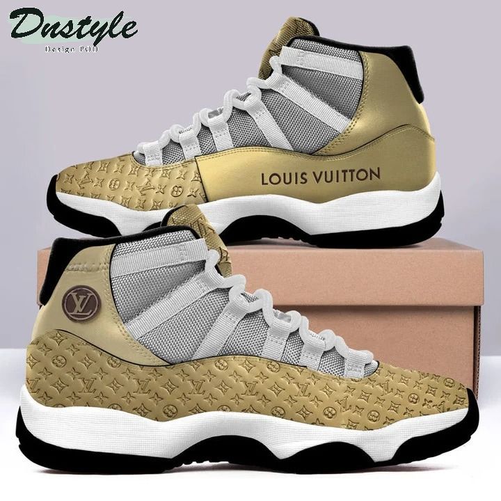 Louis Vuitton air jordan 11 sneaker gift for LV fans shoes