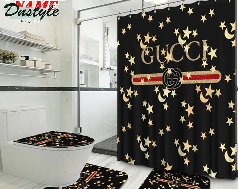 Gucci Gc Type 21 Bathroom Mat Shower Curtain