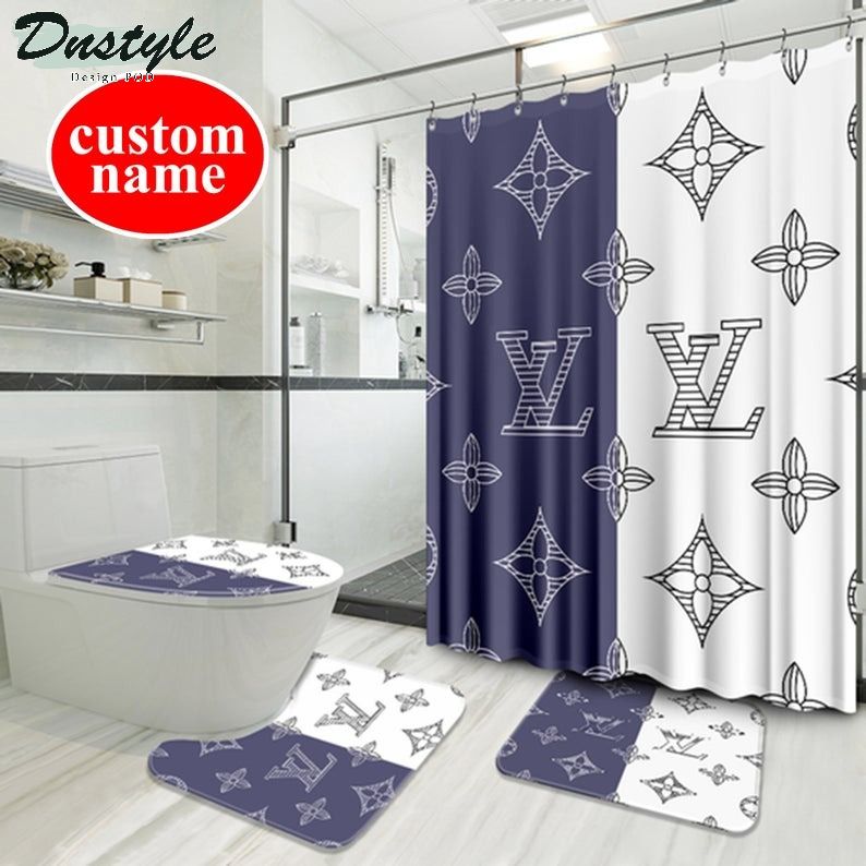 Lv Luxury Type 31 Bathroom Mat Shower Curtain