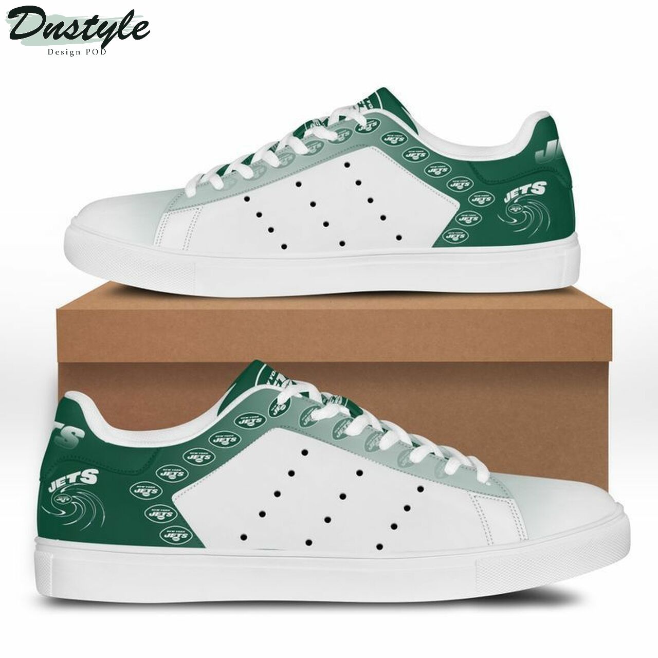 New York Jets NFL stan smith low top skate shoes