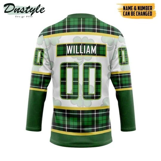 Toronto Maple Leafs NHL 2022 st patrick day custom name and number hockey jersey