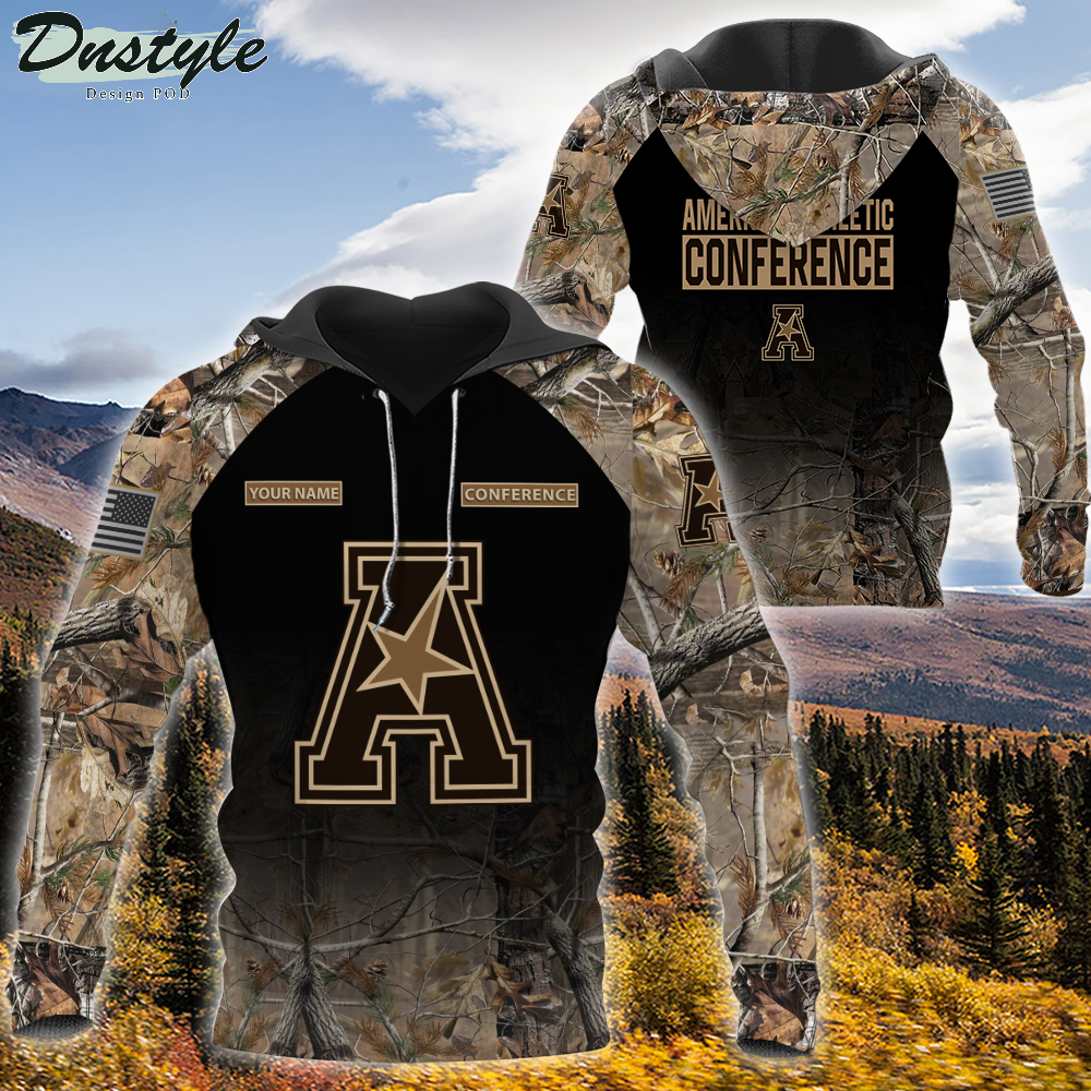 American Athletic Conference NCAA Hunting Camo Personalized 3d Hoodie
