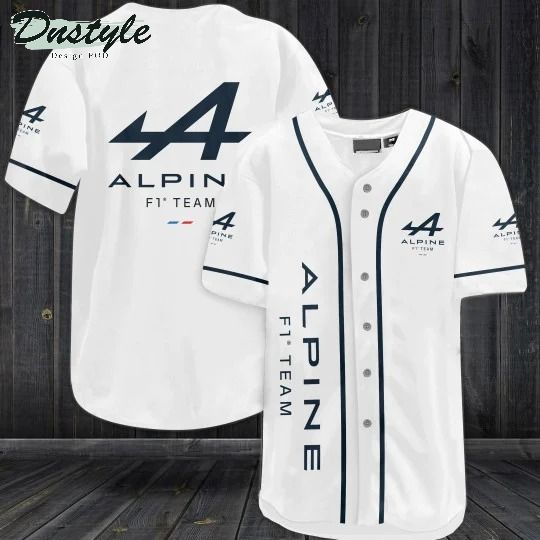 Alpine f1 team baseball jersey
