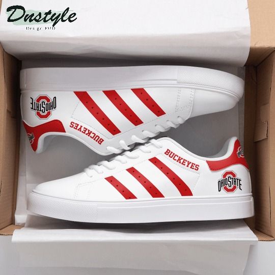 Ohio State Buckeyes Stan Smith low top shoes