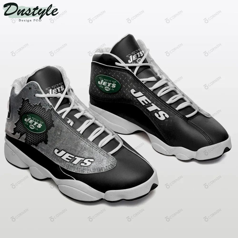 NFL New York Jets Football Air Jordan 13 Sneakers