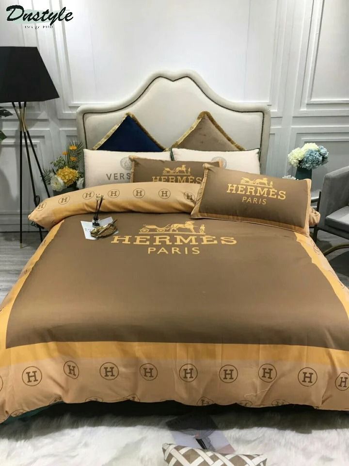 Hermes Paris luxury brand type 13 hm bedding sets quilt sets duvet cover bedroom sets