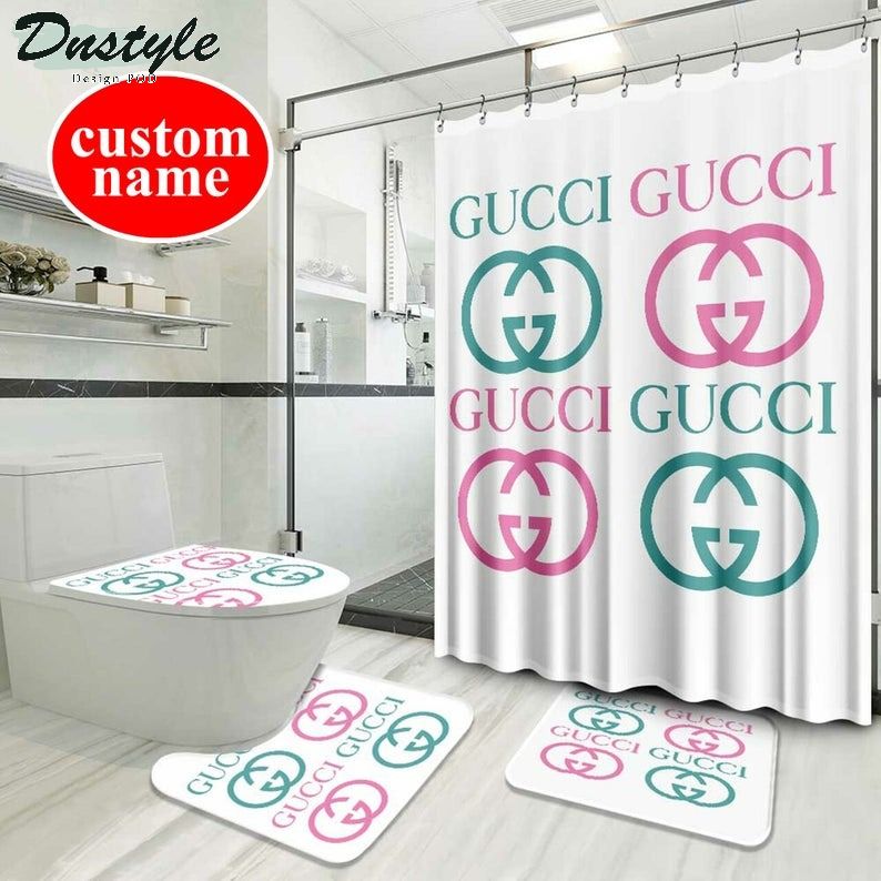 Gucci Gc Type 27 Bathroom Mat Shower Curtain