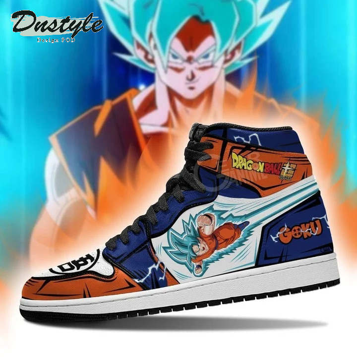 Goku Blue Dragon Ball Z Air Jordan High Sneaker