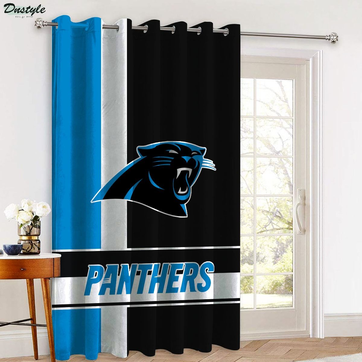 Carolina Panthers NFL Window Curtains
