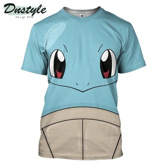Pokemon squirtle cosplay 3d all over printed hoodie