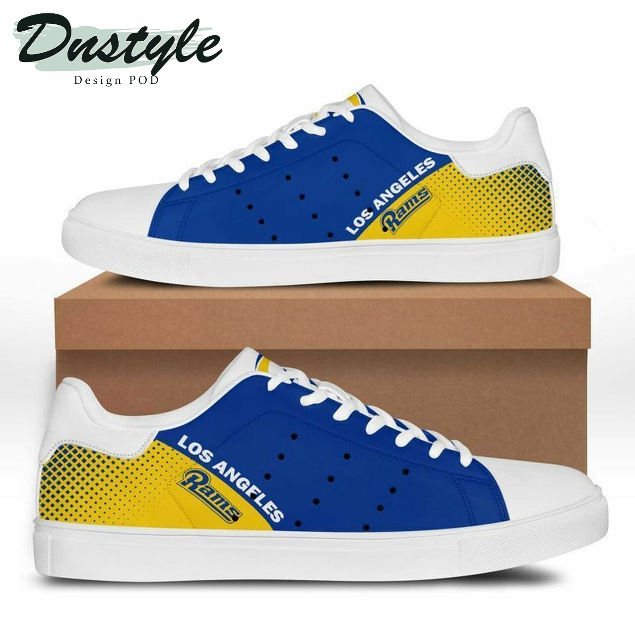 NFL los angeles rams stan smith low top skate shoes