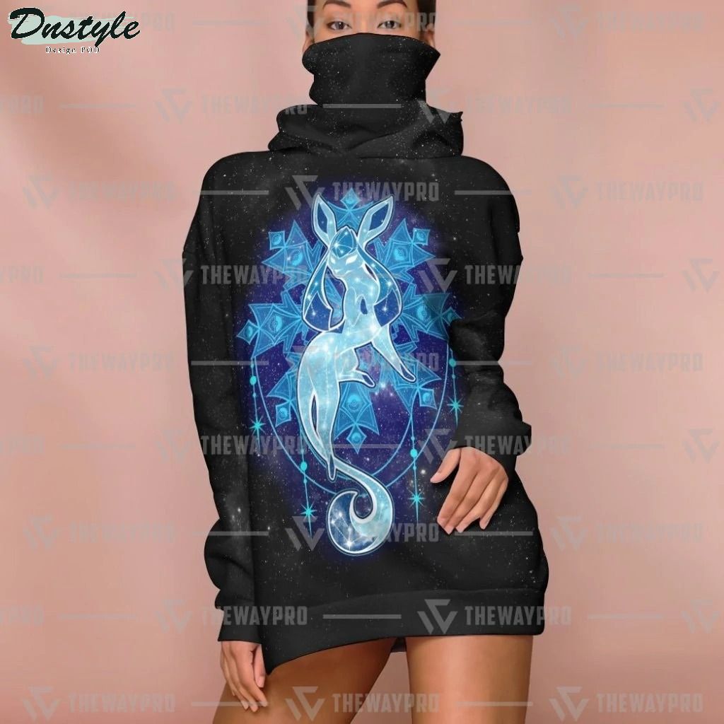 Anime Pokemon Starry Dark Sky mask hoodie