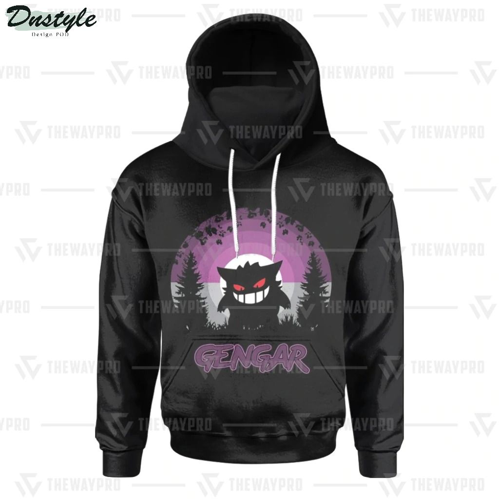 Anime Pokemon Gengar mask hoodie