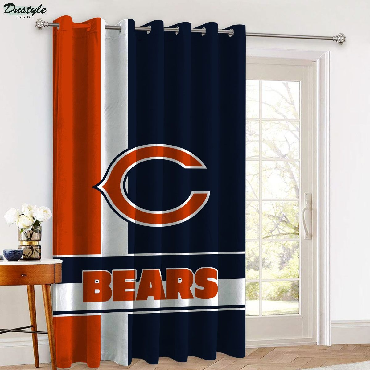 Chicago Bears NFL Window Curtains