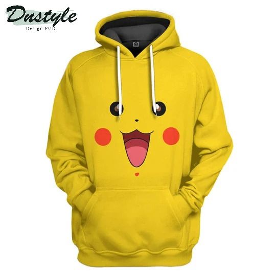 Pokemon pikachu cosplay 3d all over printed hoodie