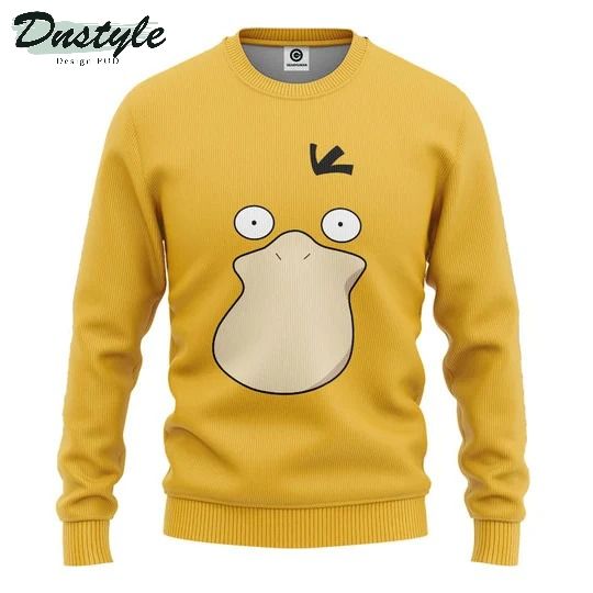 Pokemon psyduck cosplay 3d all over printed hoodie