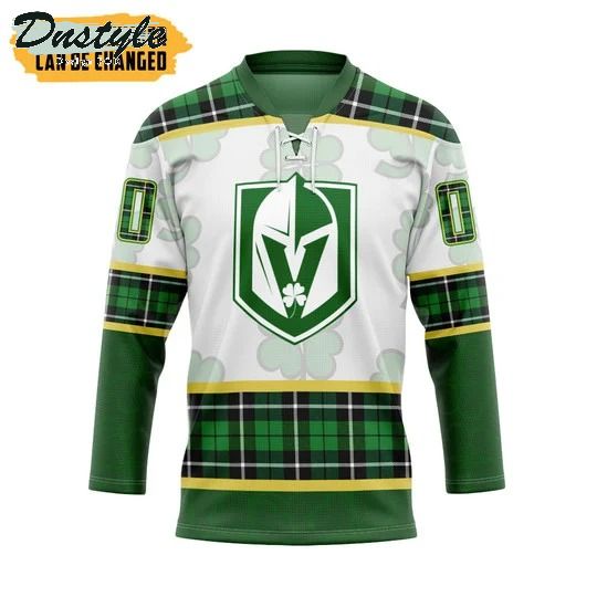 Vegas golden Knights NHL 2022 st patrick day custom name and number hockey jersey