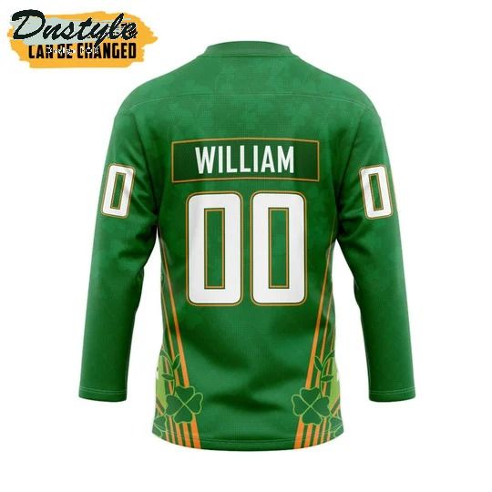 Saint Patrick Day NHL 2022 st patrick day custom name and number hockey jersey