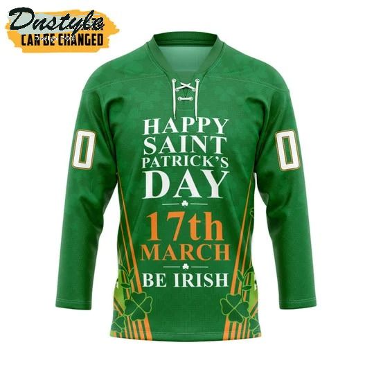 Saint Patrick Day NHL 2022 st patrick day custom name and number hockey jersey