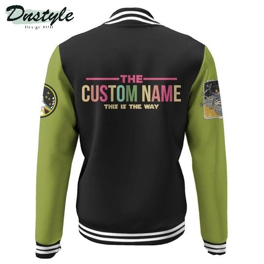 Star wars boba fett custom name baseball jacket