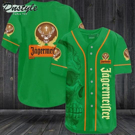 Jagermeister skull baseball jersey